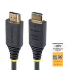 StarTech 10ft (3m) Premium Certified High Speed HDMI Cable, 4K 60Hz/1440p 144Hz, 18Gbps, HDMI 2.0