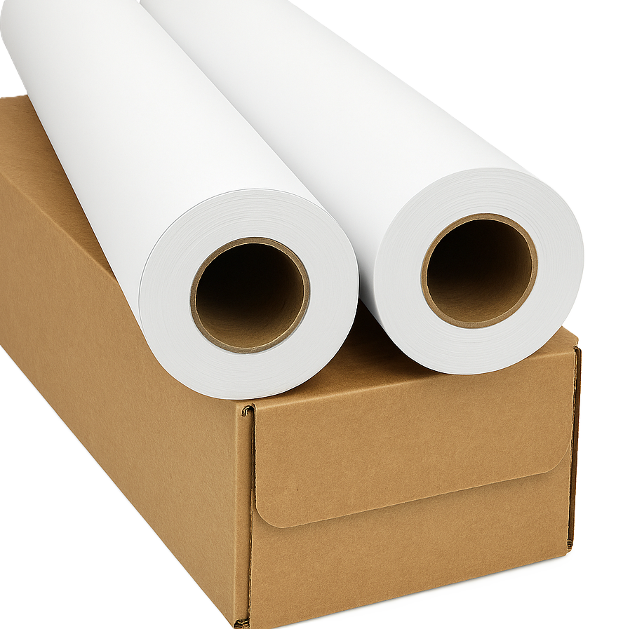 20lb Engineering Bond Plotter Paper (2-Roll Carton, 3" Core)