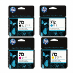 HP 712 29ml/38ml/80ml DesignJet Ink Cartridges - T210, T230, T250, T630, T650 Series