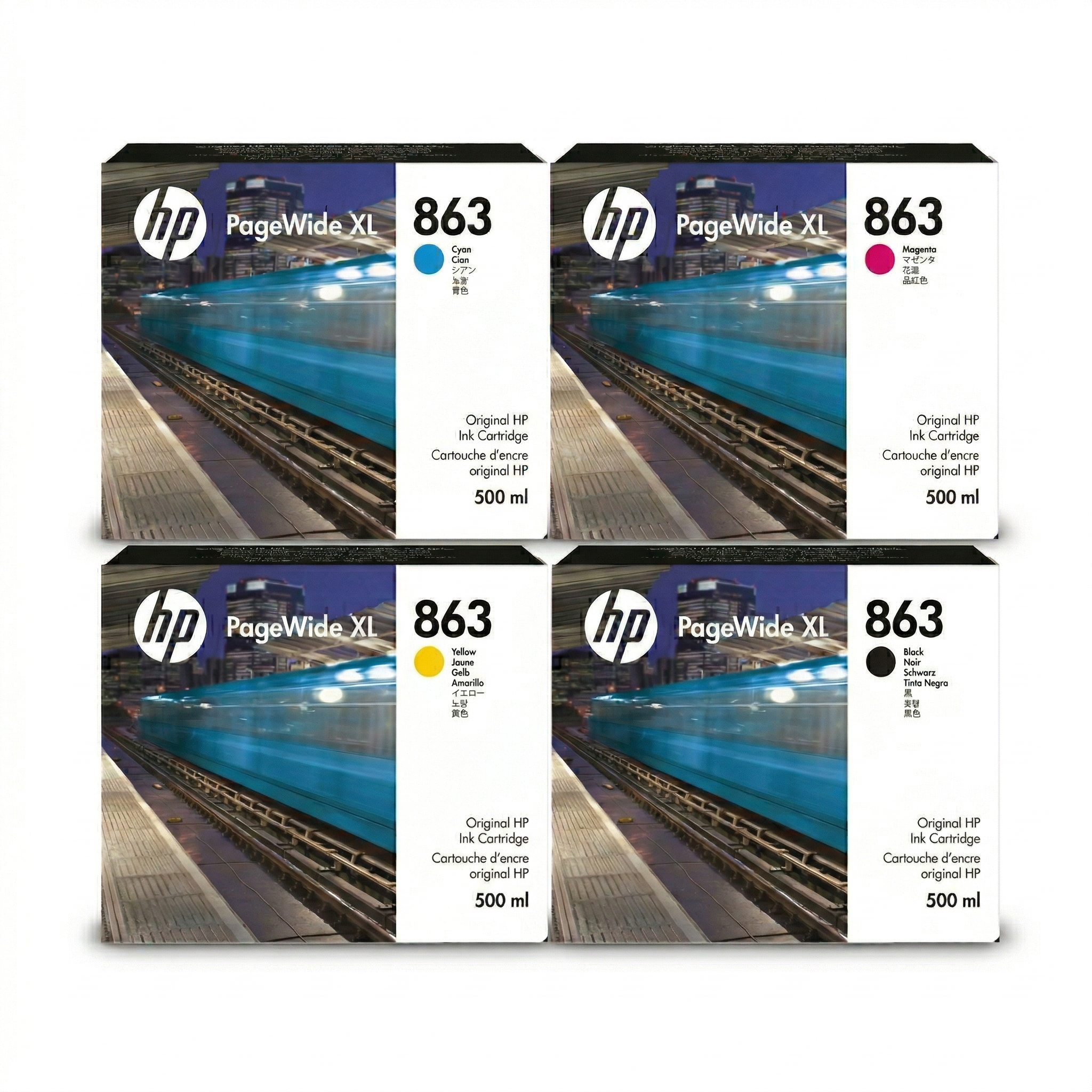 HP 863 500ml PageWide XL Ink Cartridge