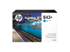 HP 843A 400ml Ink Cartridge - PageWide XL 4500/4000/5000 Printer Series
