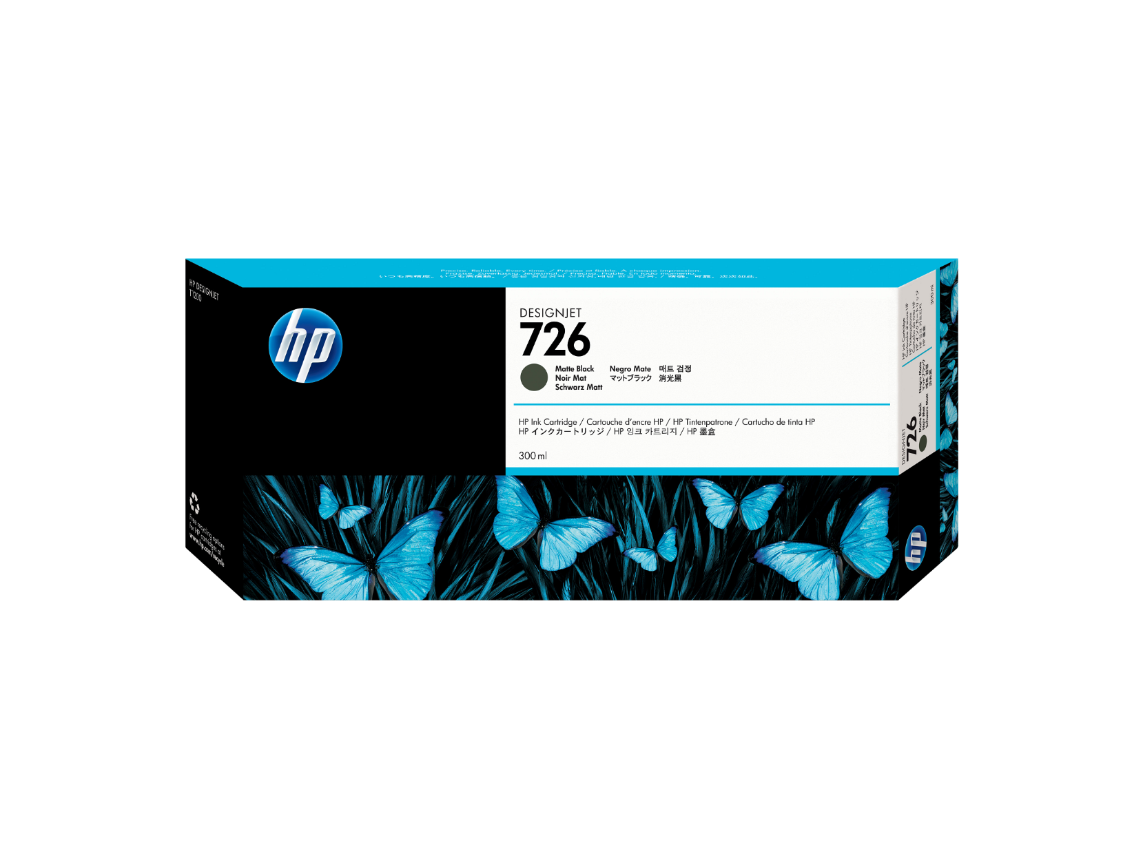 HP 726 300ml Matte Black DesignJet Ink Cartridge