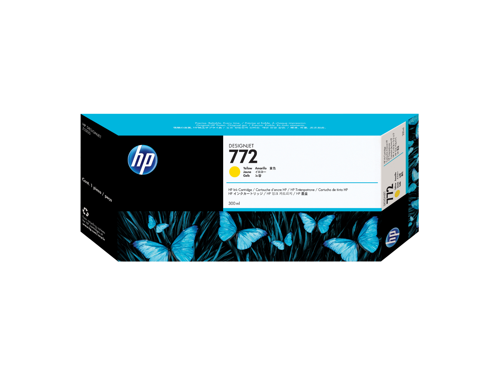 HP 772 300ml DesignJet Ink Cartridge Yellow (HP DesignJet Z-Series)