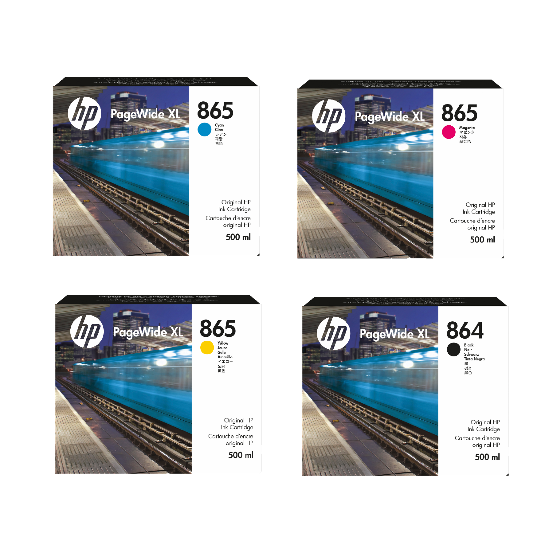 HP 864/865 500ml Ink Cartridge – Pagewide XL 3920, 4200, 4700, 5200, 8200 Series