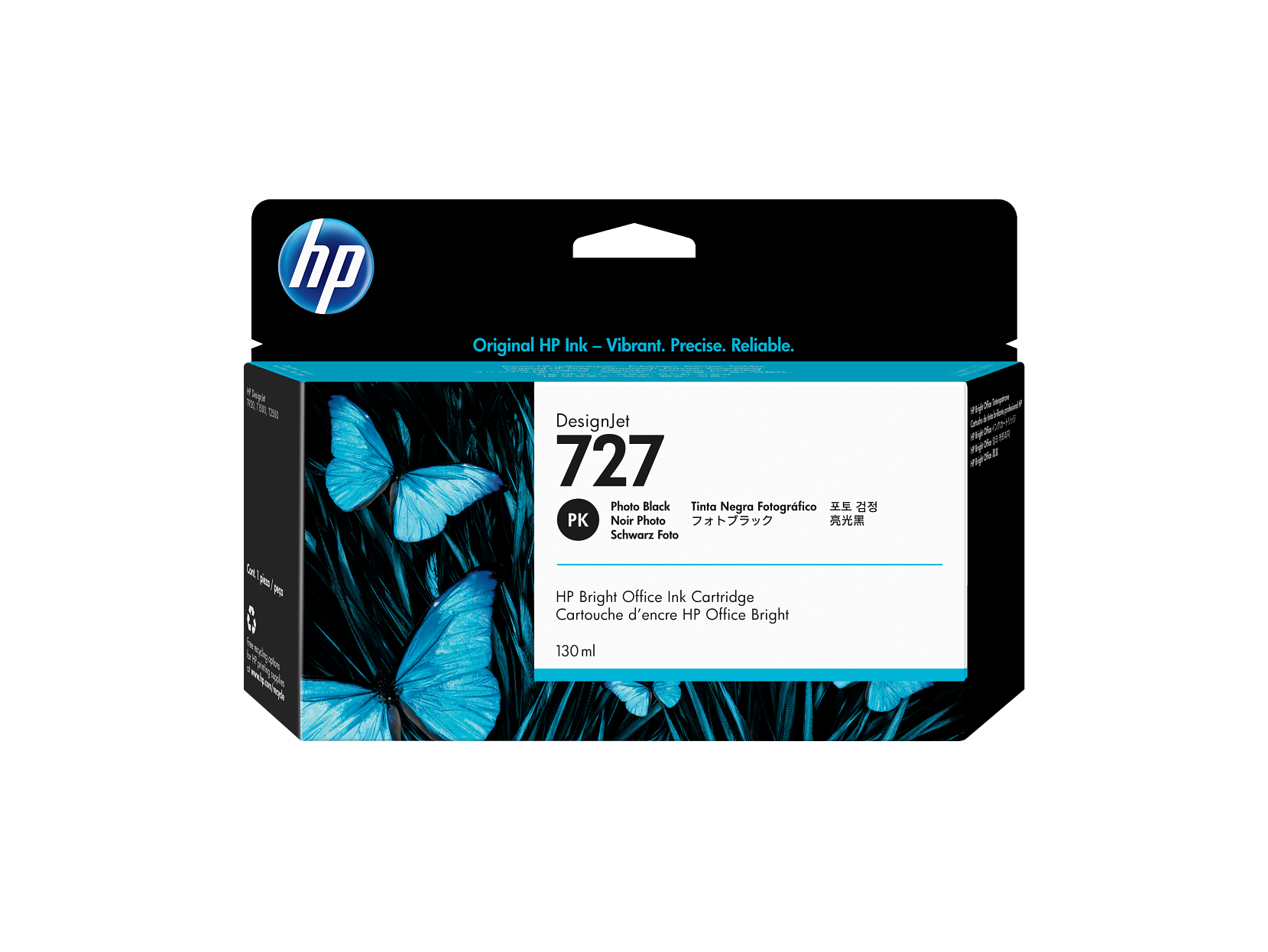 HP 727 130/300ml Ink Cartridge - DesignJet T1530, T2530, T930 Printer Series