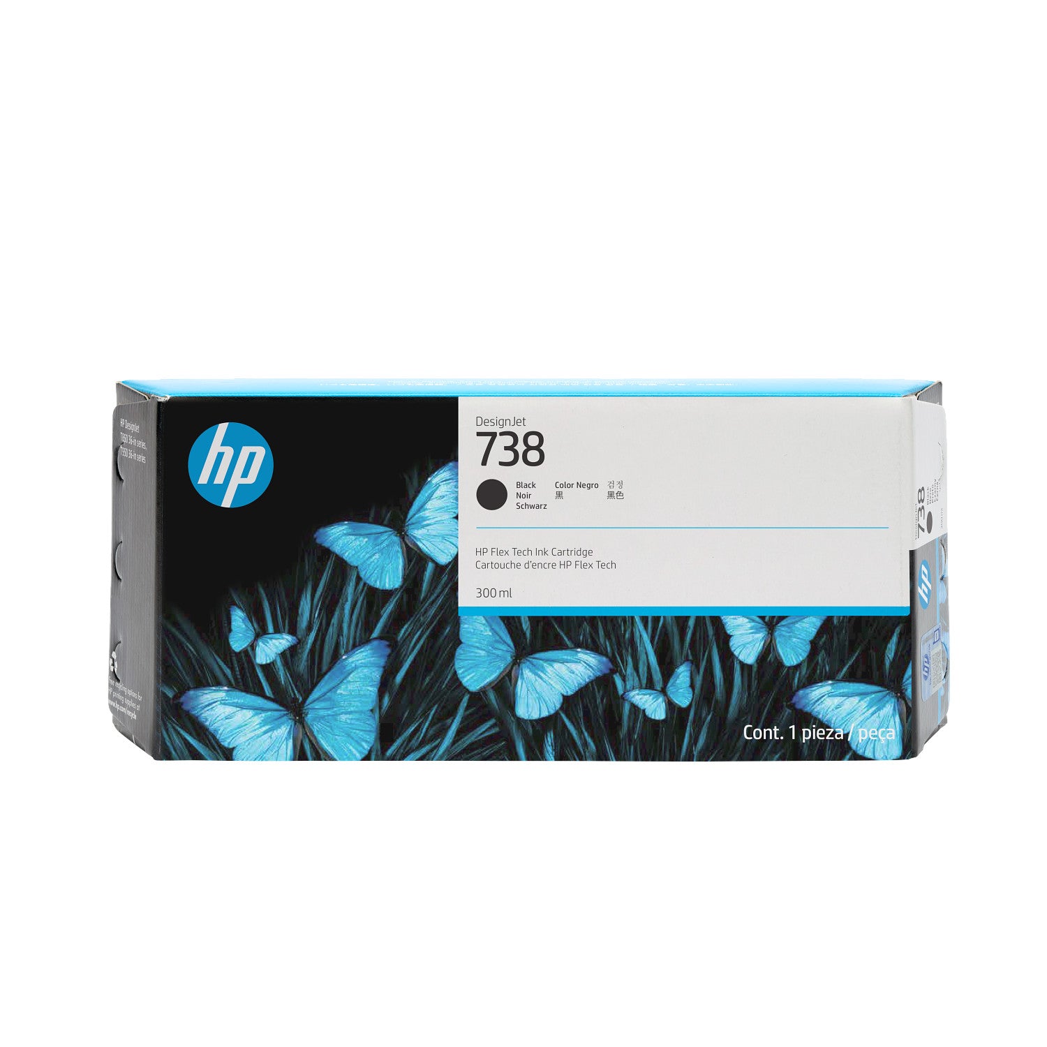 HP 738 300ml Ink Cartridge - DesignJet T850, T870, T950 Printers