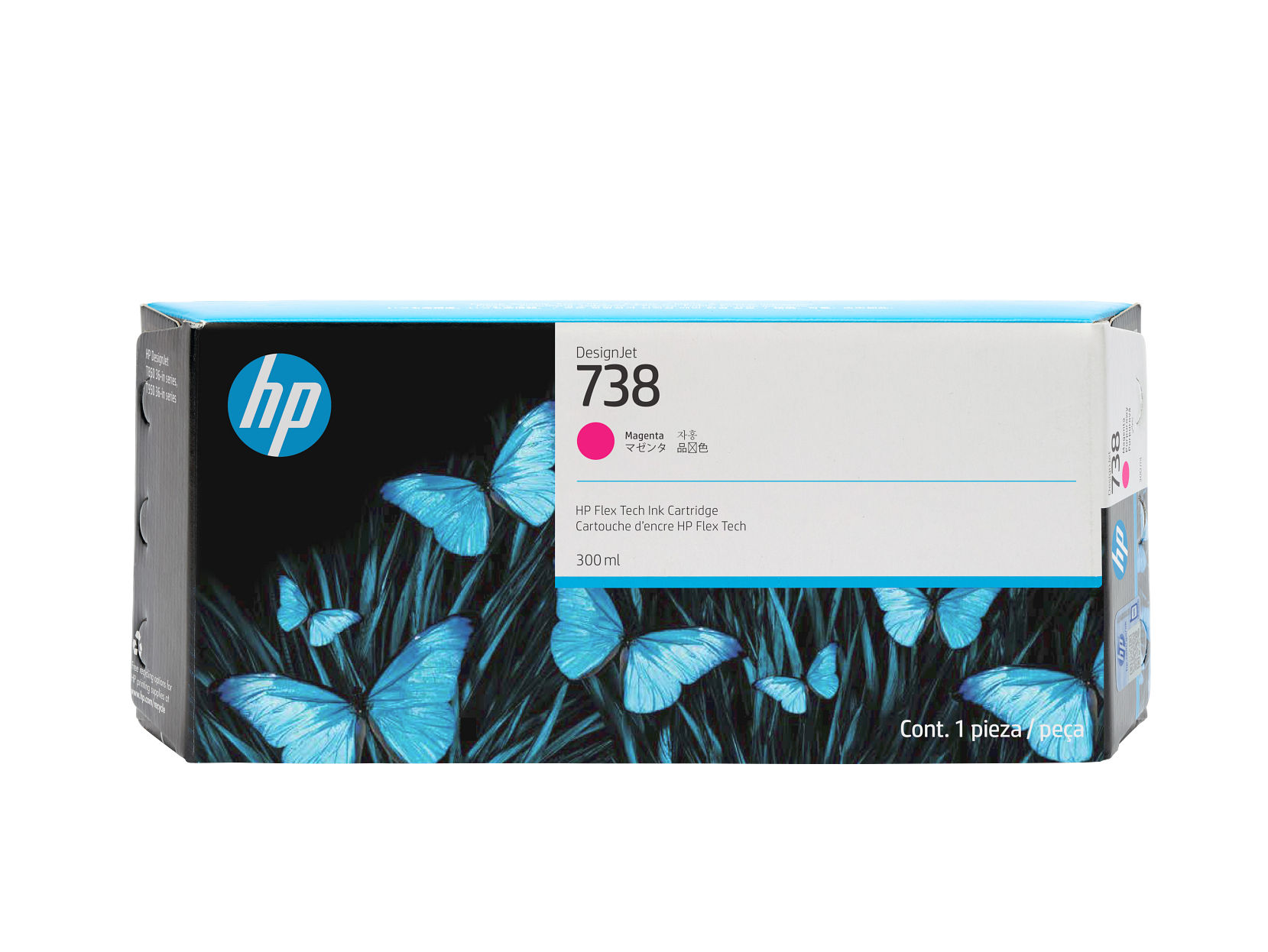 HP 738 300ml Ink Cartridge - DesignJet T850, T870, T950 Printers
