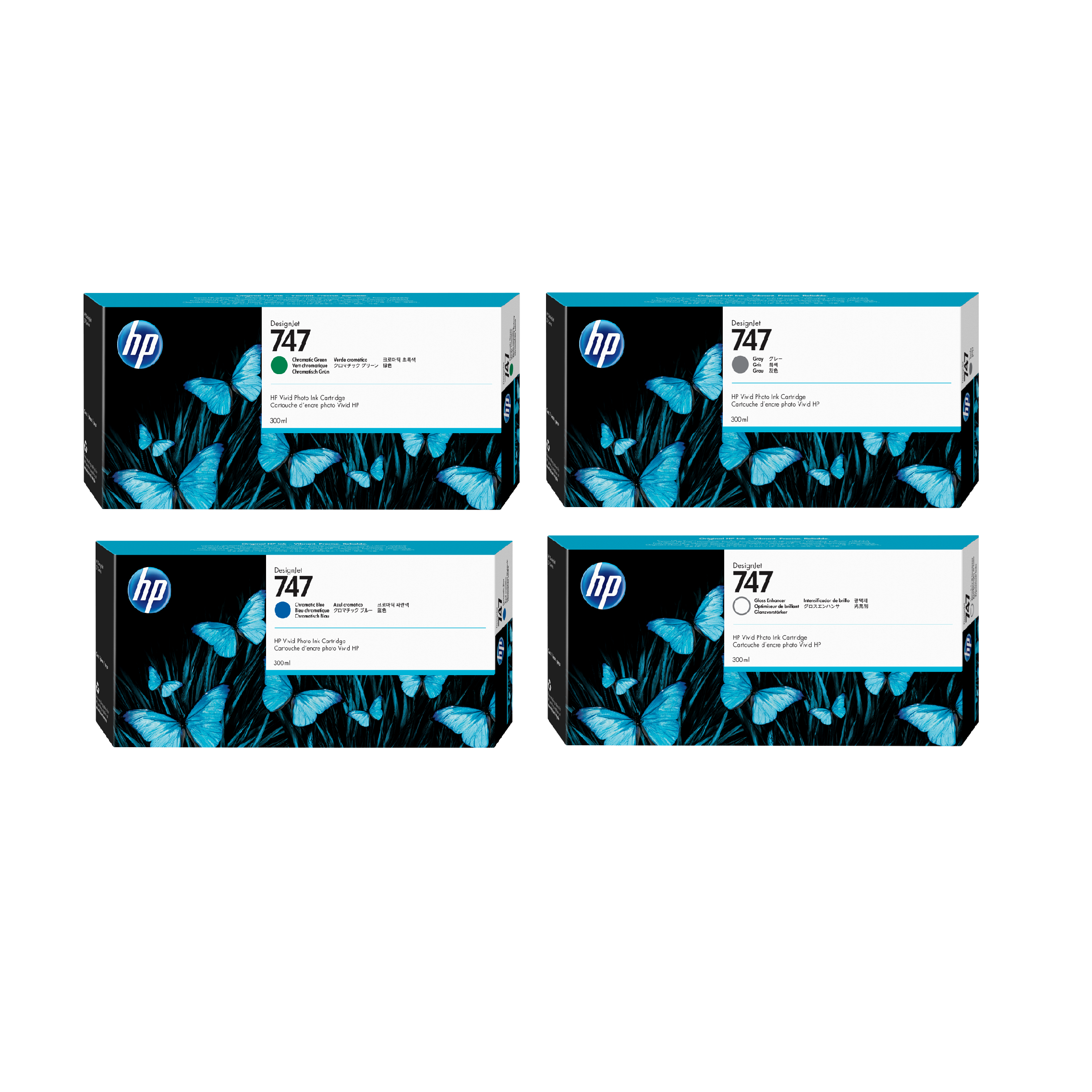 HP 747 300ml DesignJet Ink Cartridge - Z6, Z9 Series