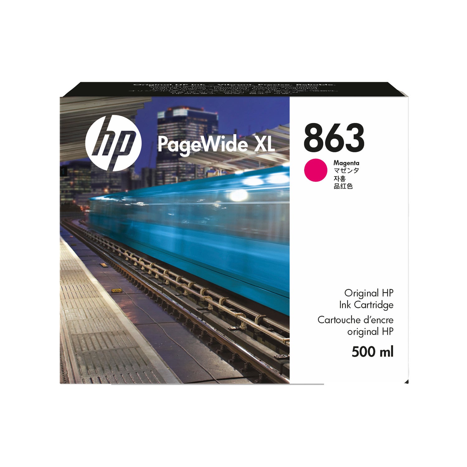 HP 863 500ml PageWide XL Ink Cartridge