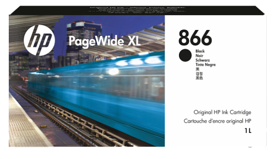 HP #866 Black 1L Ink Cartridge – Pagewide XL 5200