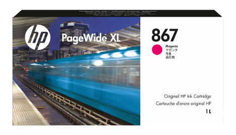 HP #867 1L Ink Cartridge – PageWide XL 5200