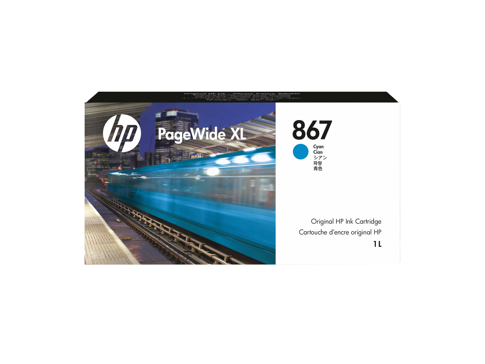HP 866/867 1L Ink Cartridge – PageWide XL 5200, 8200 Series