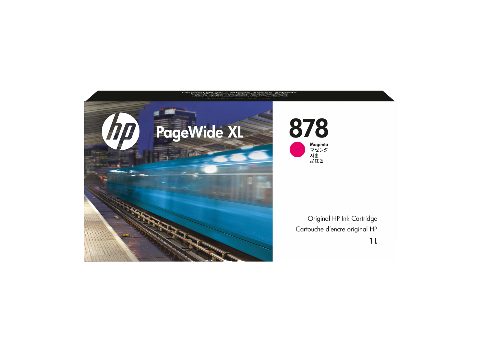 HP 878/868 1-liter PageWide XL Ink Cartridge
