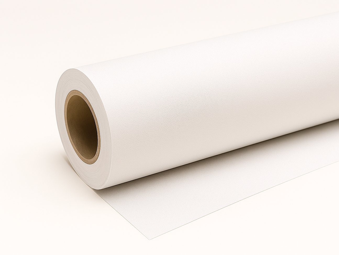 Matte Scrim Vinyl (Water-Resistant) – 36" x 60' - 15 Mil (2" Core, Aqueous)