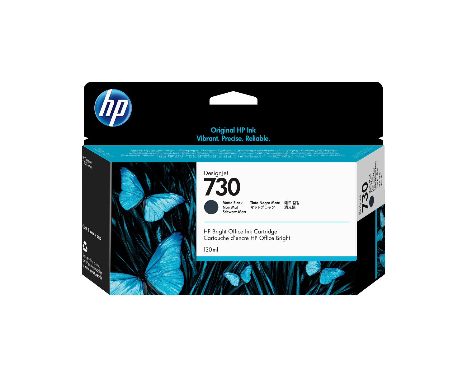 HP 730 130ml/300ml DesignJet Ink Cartridge - T1600, T1700, T2600 Series