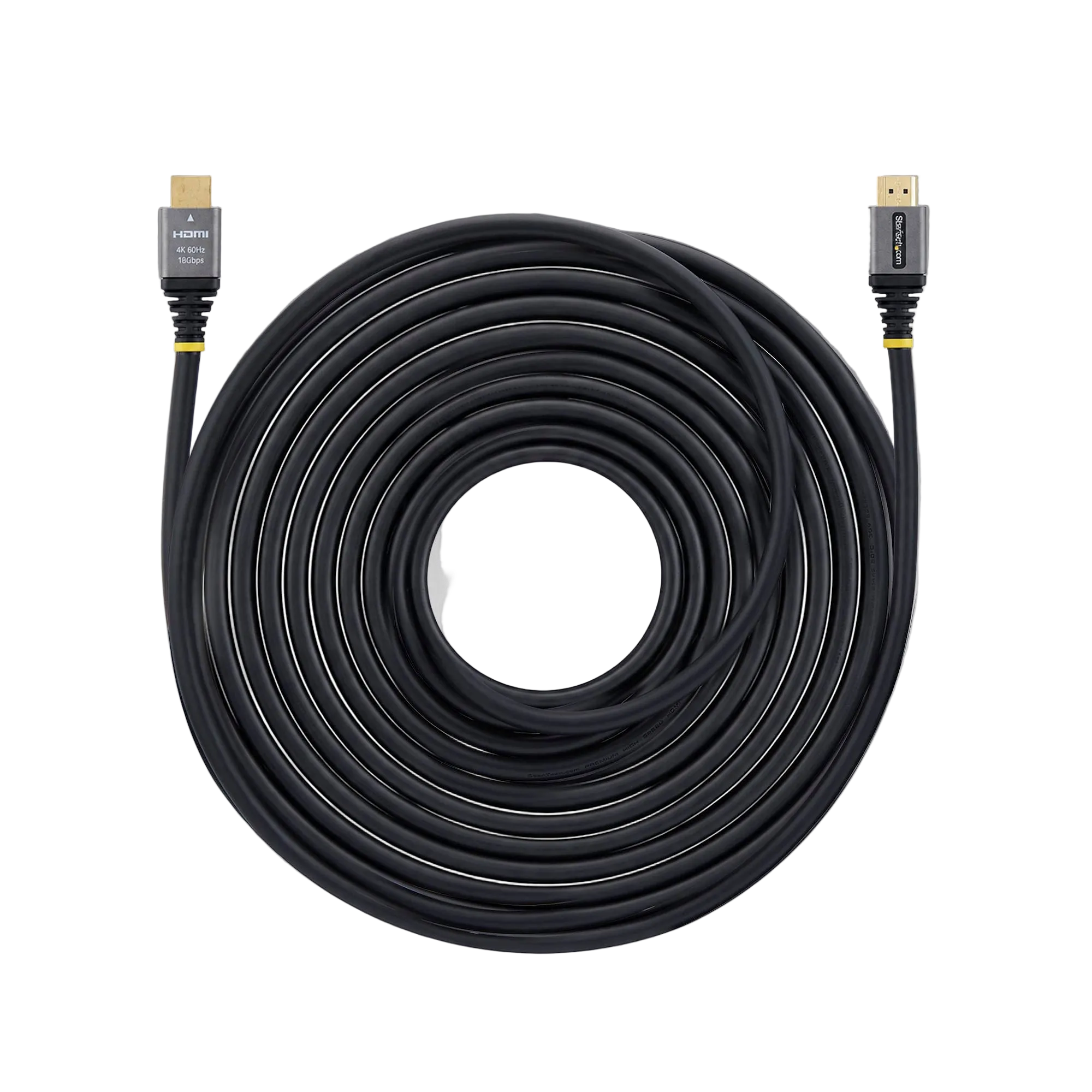 StarTech 10ft (3m) Premium Certified High Speed High-Flex HDMI Cable, 4K 60Hz/1440p 144Hz, 18Gbps, HDMI 2.0